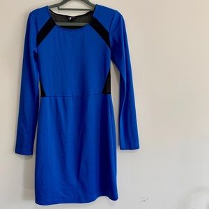 Urban Outfitters Sparkle & Fade Cobalt Blue Dress
